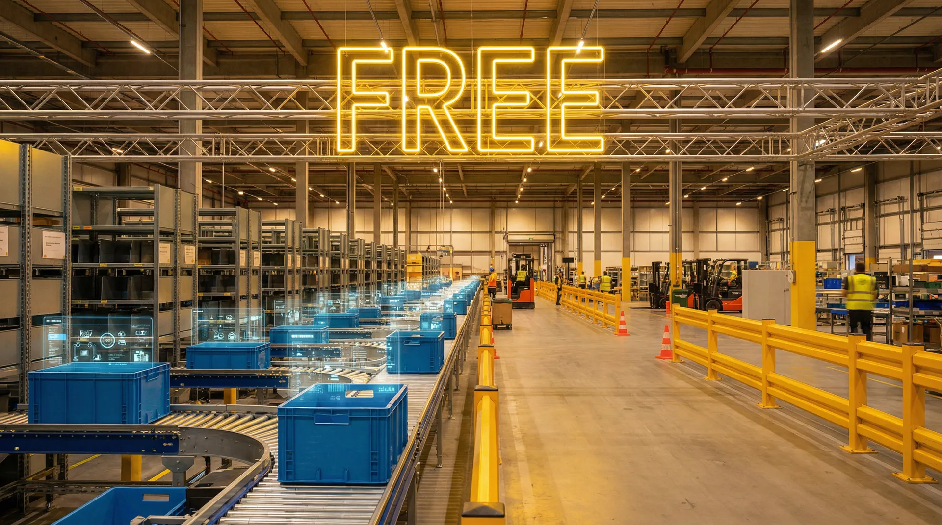 黄色仓库 - 免费专区货架